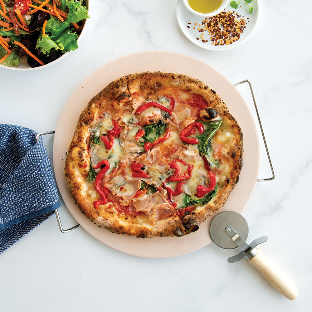 13 Inch Pizza Stone Set13 Inch Pizza Stone Set - Image 2