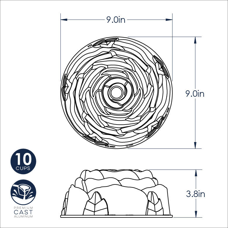 Rose Bundt® PanRose Bundt® Pan - Image 5