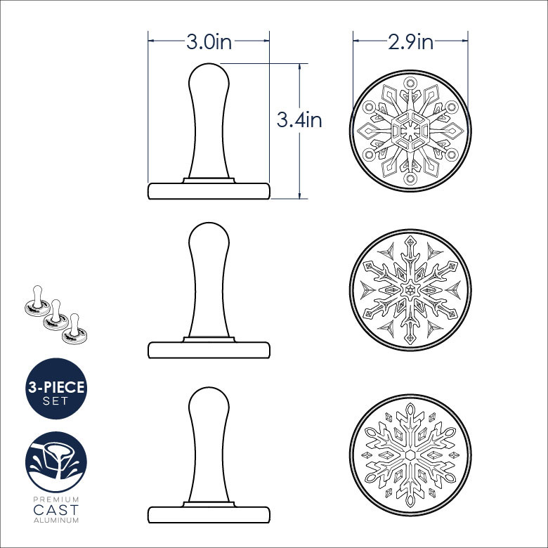 Snowflake Cookie StampsSnowflake Cookie Stamps - Image 10