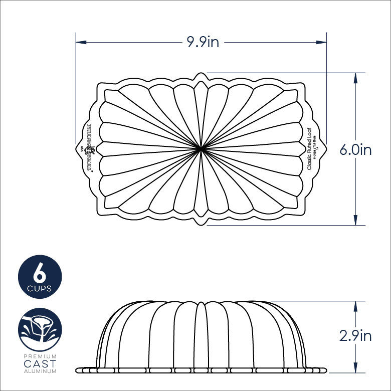 Classic Fluted Loaf PanClassic Fluted Loaf Pan - Image 7