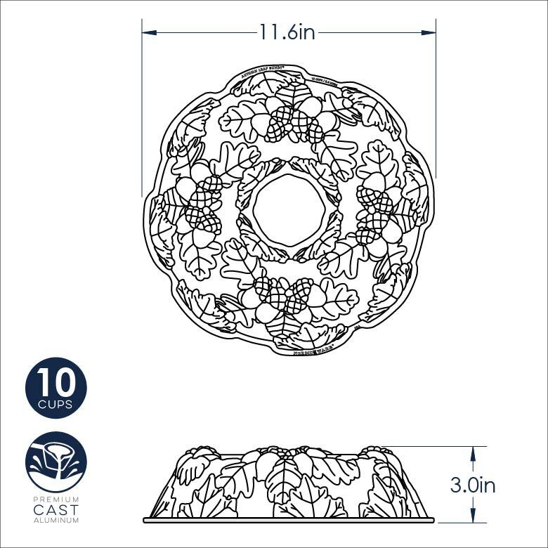 Autumn Wreath Bundt® PanAutumn Wreath Bundt® Pan - Image 5