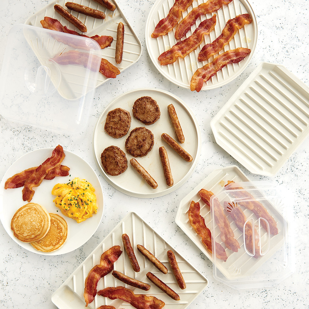 Compact Bacon Tray with LidCompact Bacon Tray with Lid - Image 5