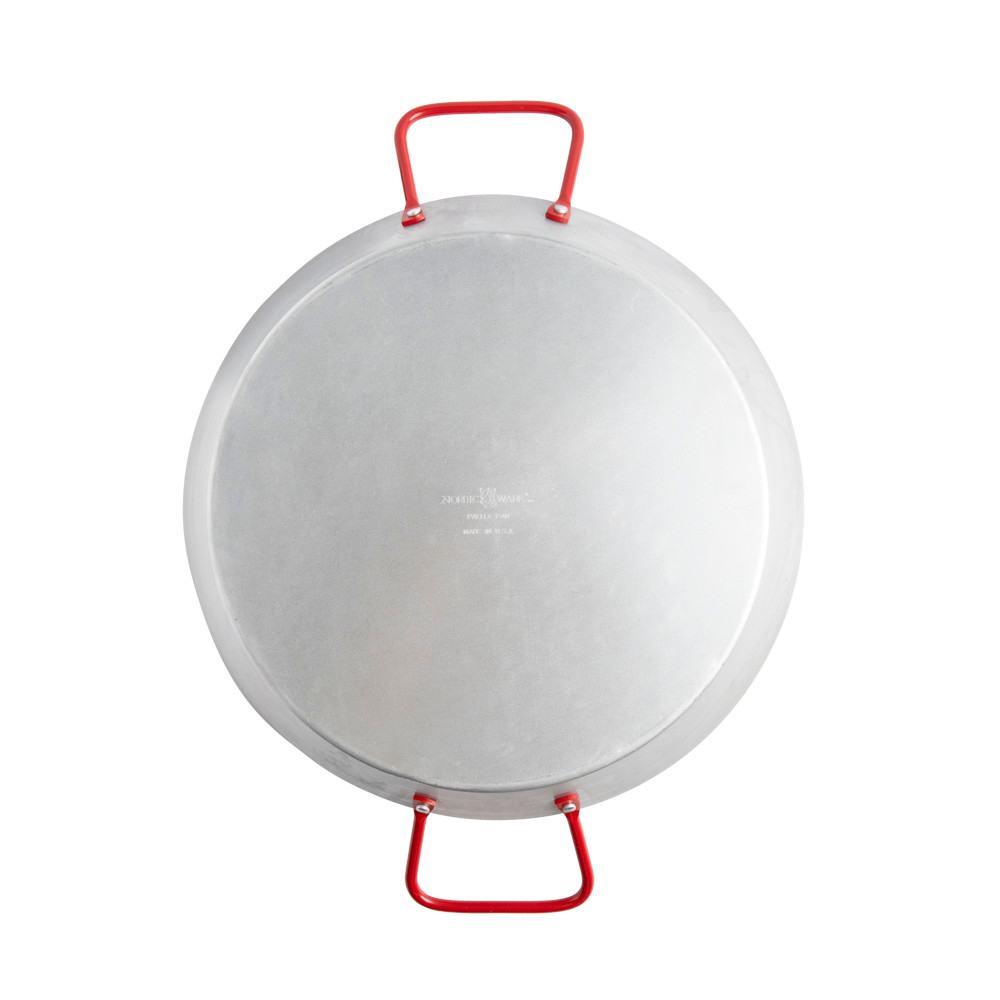 Paella Pan with Red HandlesPaella Pan with Red Handles - Image 9