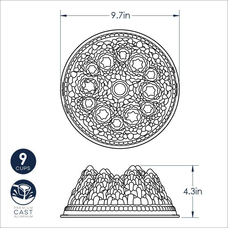 9 Cup Pine Forest Bundt® Pan9 Cup Pine Forest Bundt® Pan - Image 11