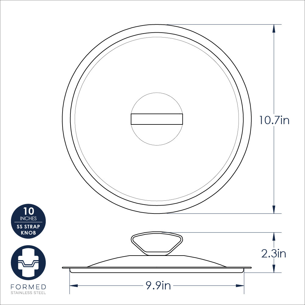 Verde 10 Inch LidVerde 10 Inch Lid - Image 4