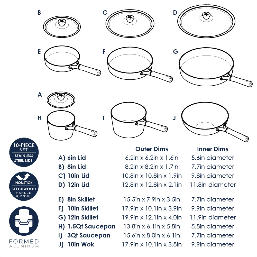 Cardamom™ 14 Piece Cookware and Bakeware SetCardamom™ 14 Piece Cookware and Bakeware Set - Image 8