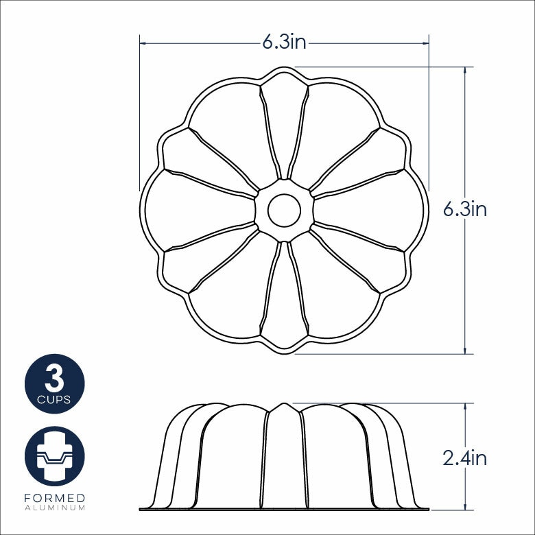 3 Cup Bundt® Pan3 Cup Bundt® Pan - Image 7