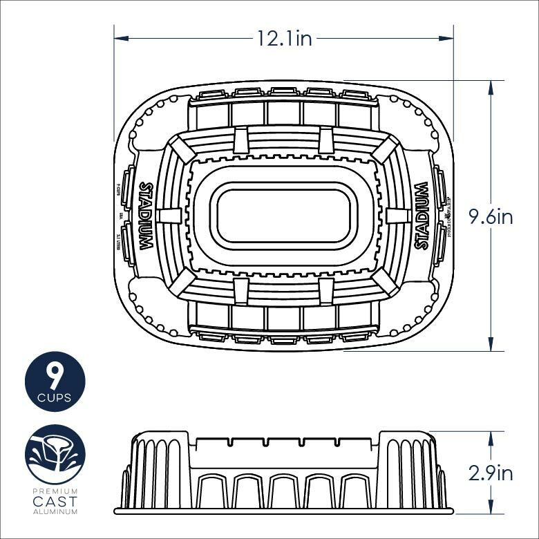 Stadium Bundt® PanStadium Bundt® Pan - Image 7