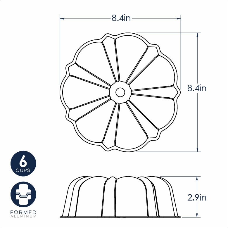 6 Cup Formed Bundt® Pan6 Cup Formed Bundt® Pan - Image 6