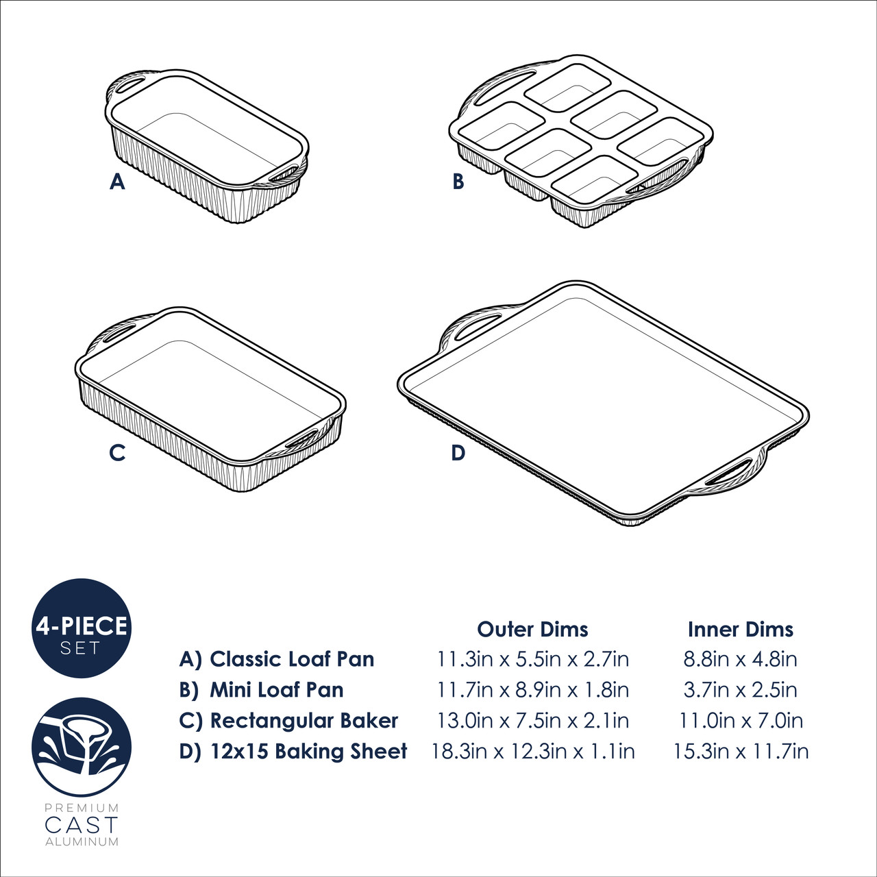 Cardamom™ 14 Piece Cookware and Bakeware SetCardamom™ 14 Piece Cookware and Bakeware Set - Image 9