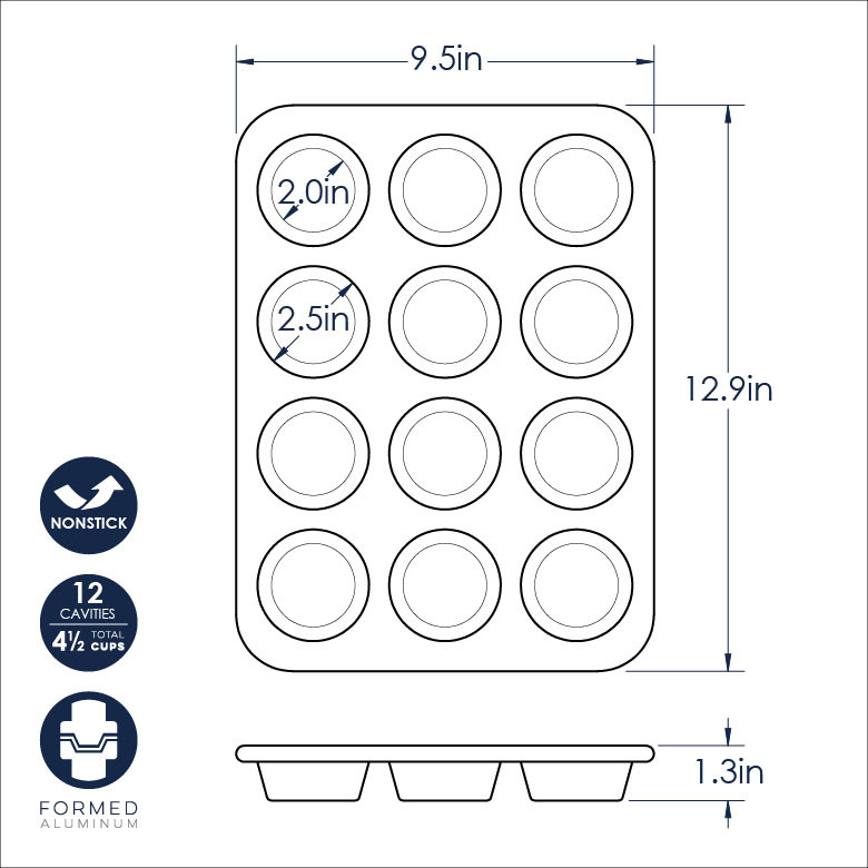 Brilliant Bakeware Essential Nonstick Baking Pan SetBrilliant Bakeware Essential Nonstick Baking Pan Set - Image 8